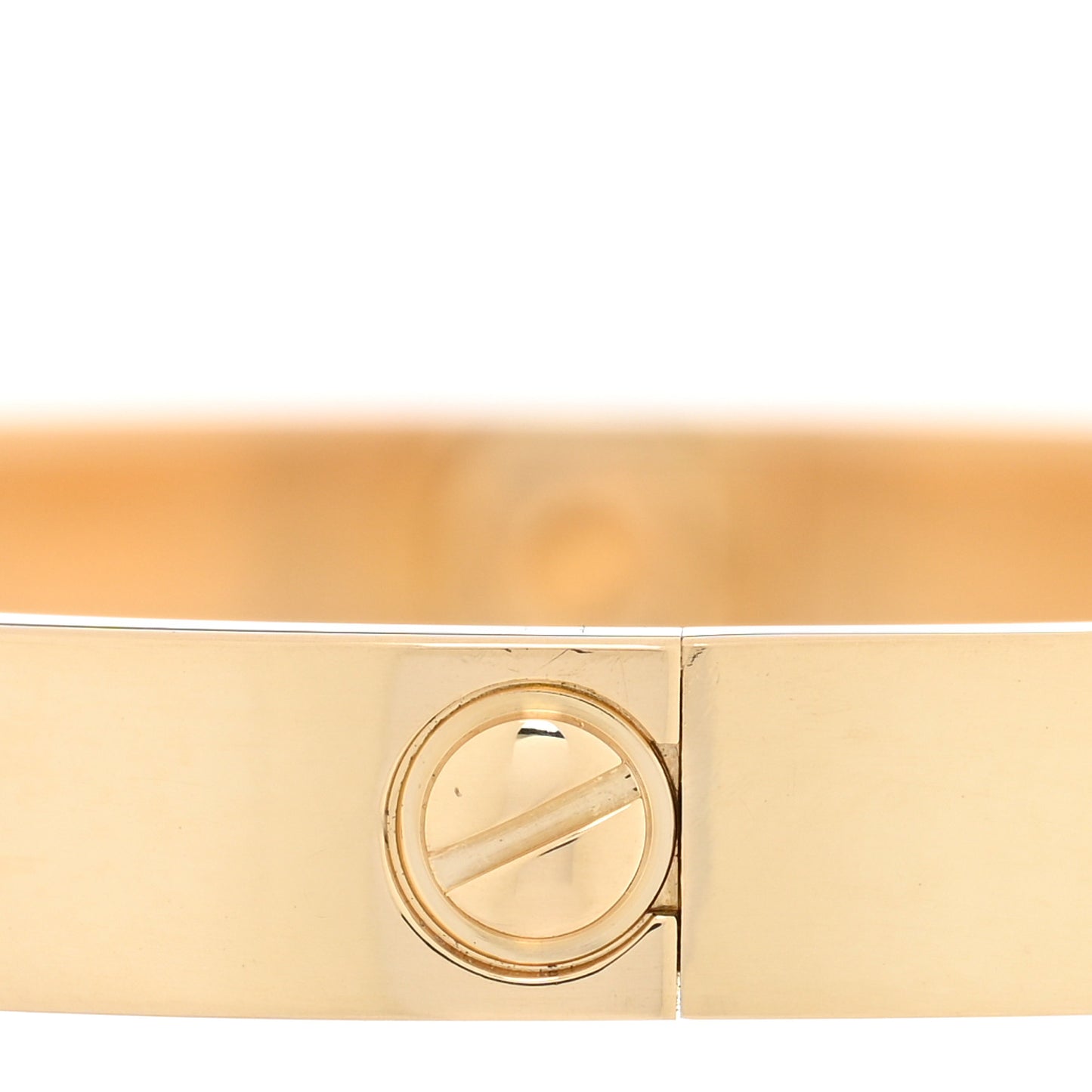 18K Yellow Gold LOVE Bracelet 17