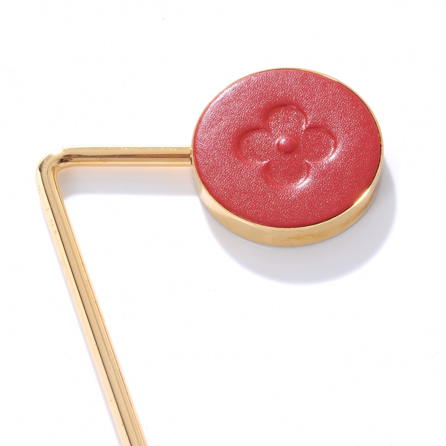 Purse Hook Red Gold VIP