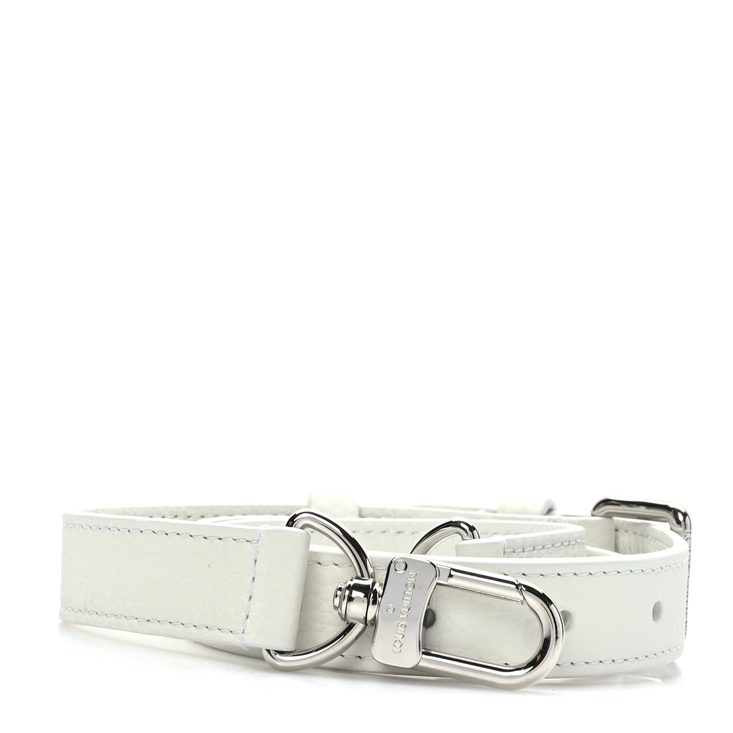 Louis Vuitton Taurillon Keepall Bandouliere Shoulder Strap White 1 of 4