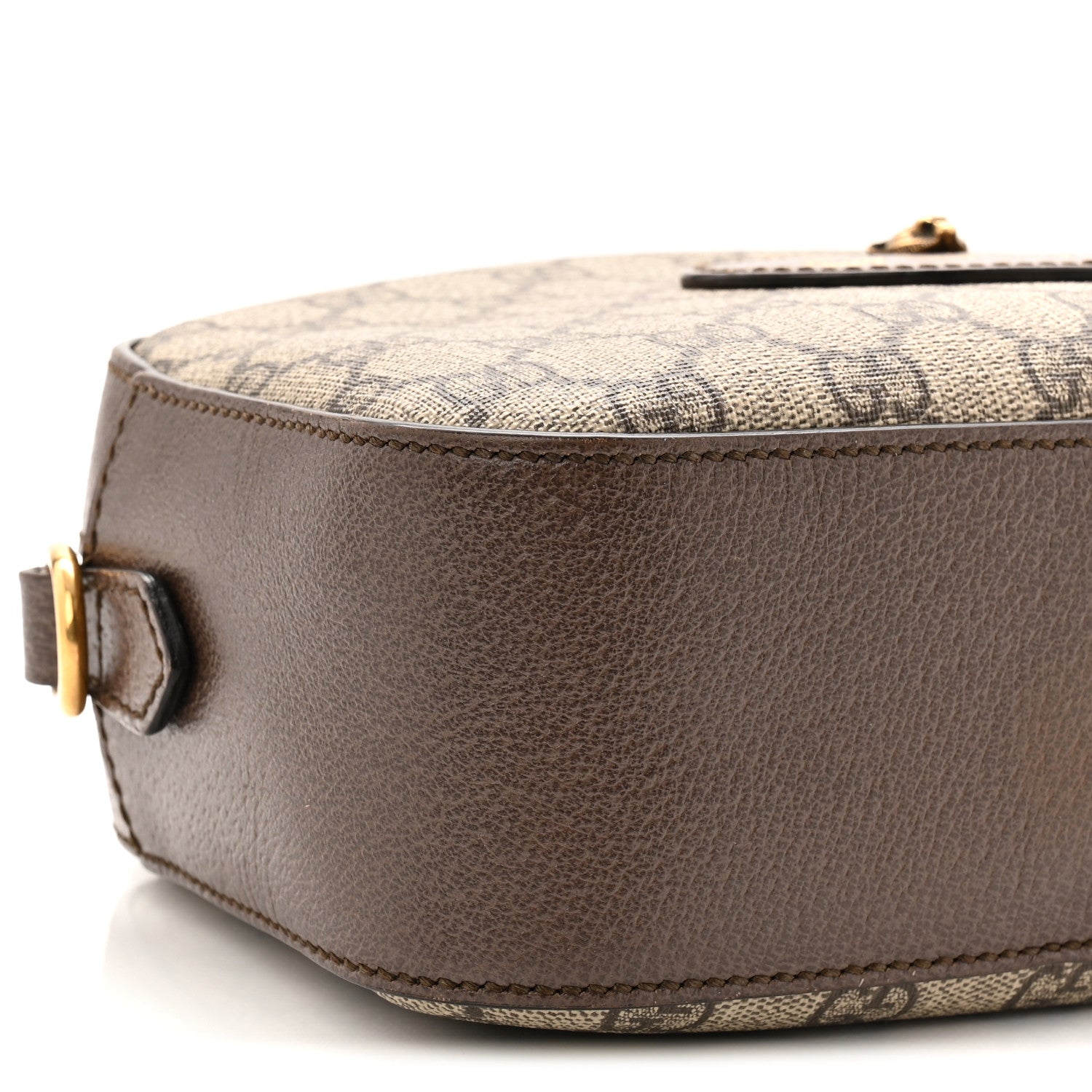 Gucci GG Supreme Monogram Web Neo Vintage Shoulder Bag Beige New Acero Crop 9 of 11