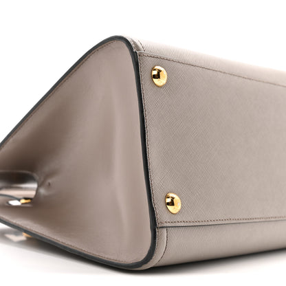 Prada Saffiano Soft Calfskin Tote Argilla 9 of 15