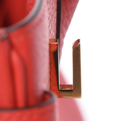 Hermes Togo Birkin 25 Rouge De Coeur 22 of 35