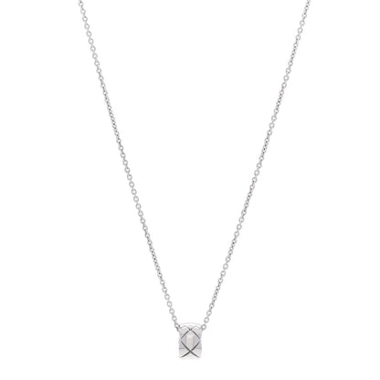 Chanel 18K White Gold Coco Crush Pendant Necklace 1 of 6