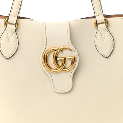 Gucci New Sakai Calfskin Lux Small Dahlia Tote Mystic White 9 of 11