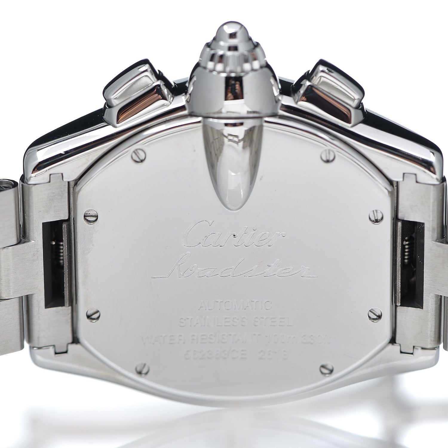 Cartier Stainless Steel 42mm Roadster Chronograph Automatic Watch 4 of 5