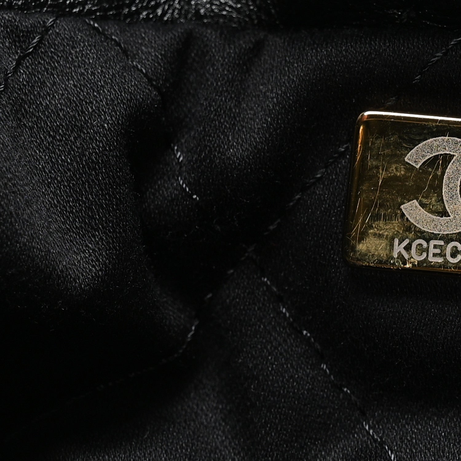 Chanel Shiny Calfskin Quilted Chanel 22 Black 8 of 12