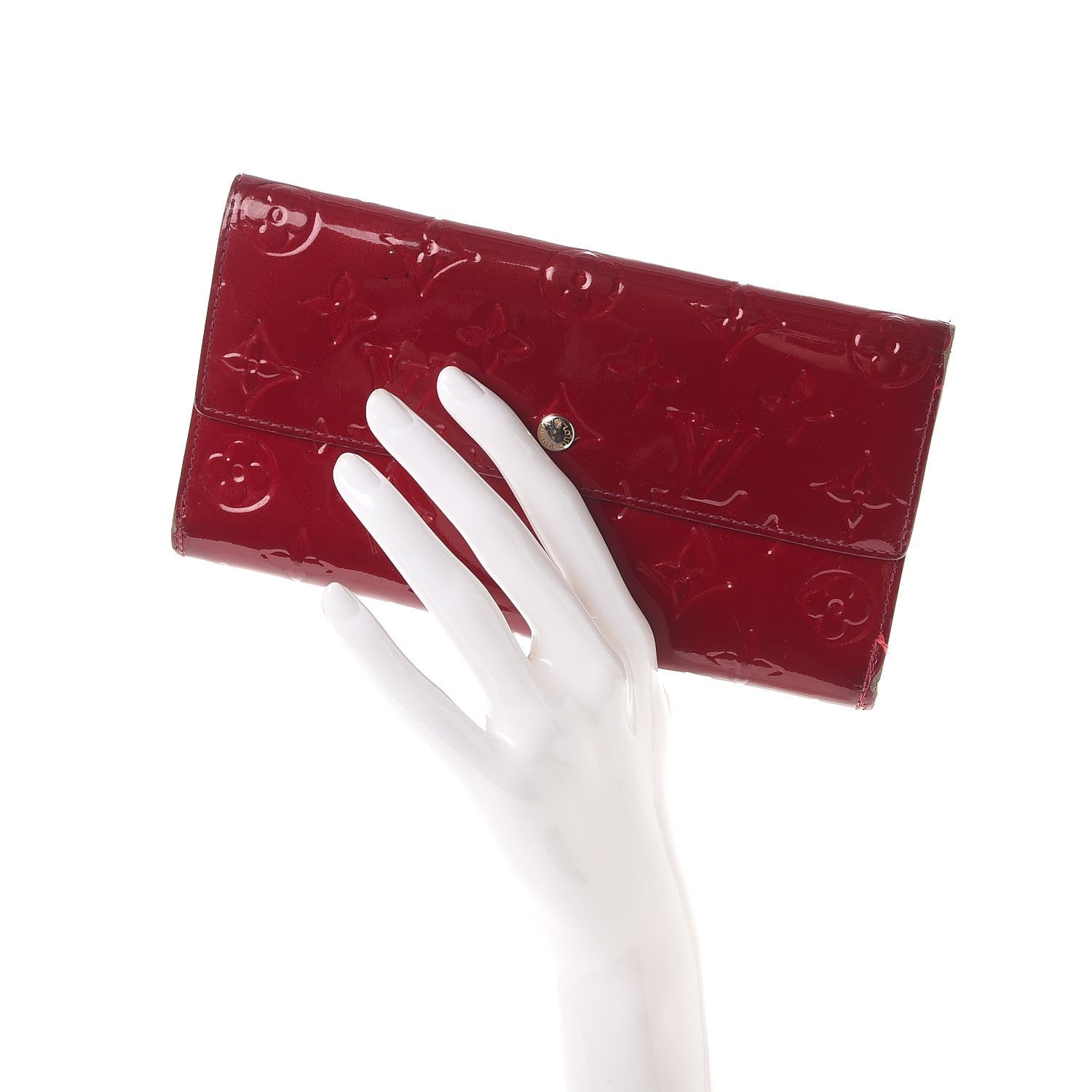 Louis Vuitton Vernis Sarah Wallet Pomme D'Amour 2 of 12