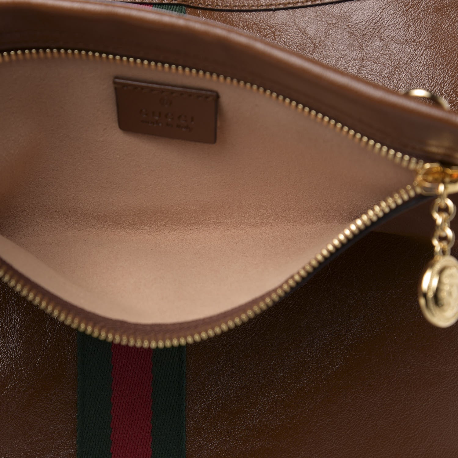 Gucci Calfskin Large Rajah Chain Tote Cuir 12 of 13