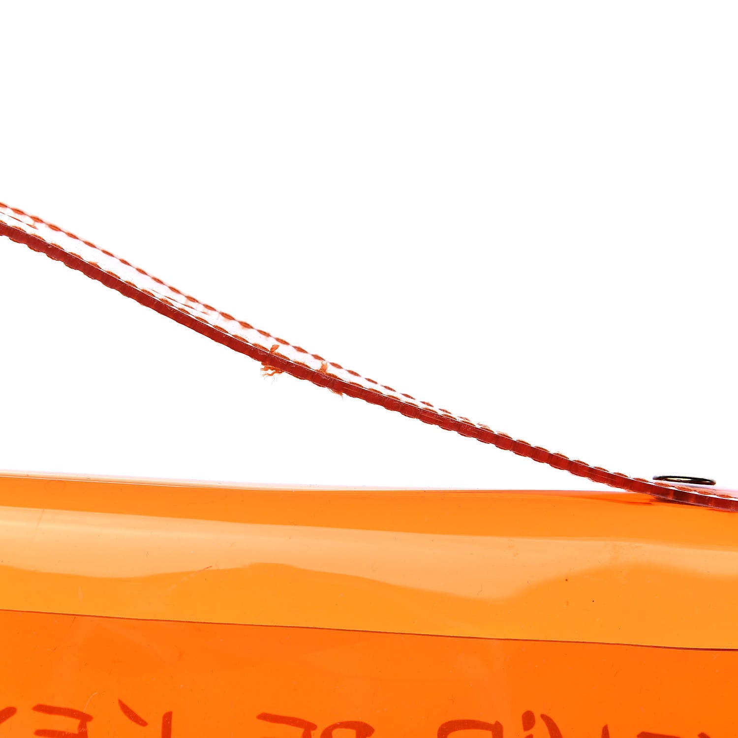 Hermes Vinyl Souvenir De L'Exposition Kelly Orange 8 of 10