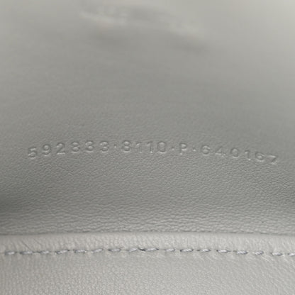 Balenciaga Sparkling Fabric Hourglass Top Handle Bag XS Silver 8 of 13