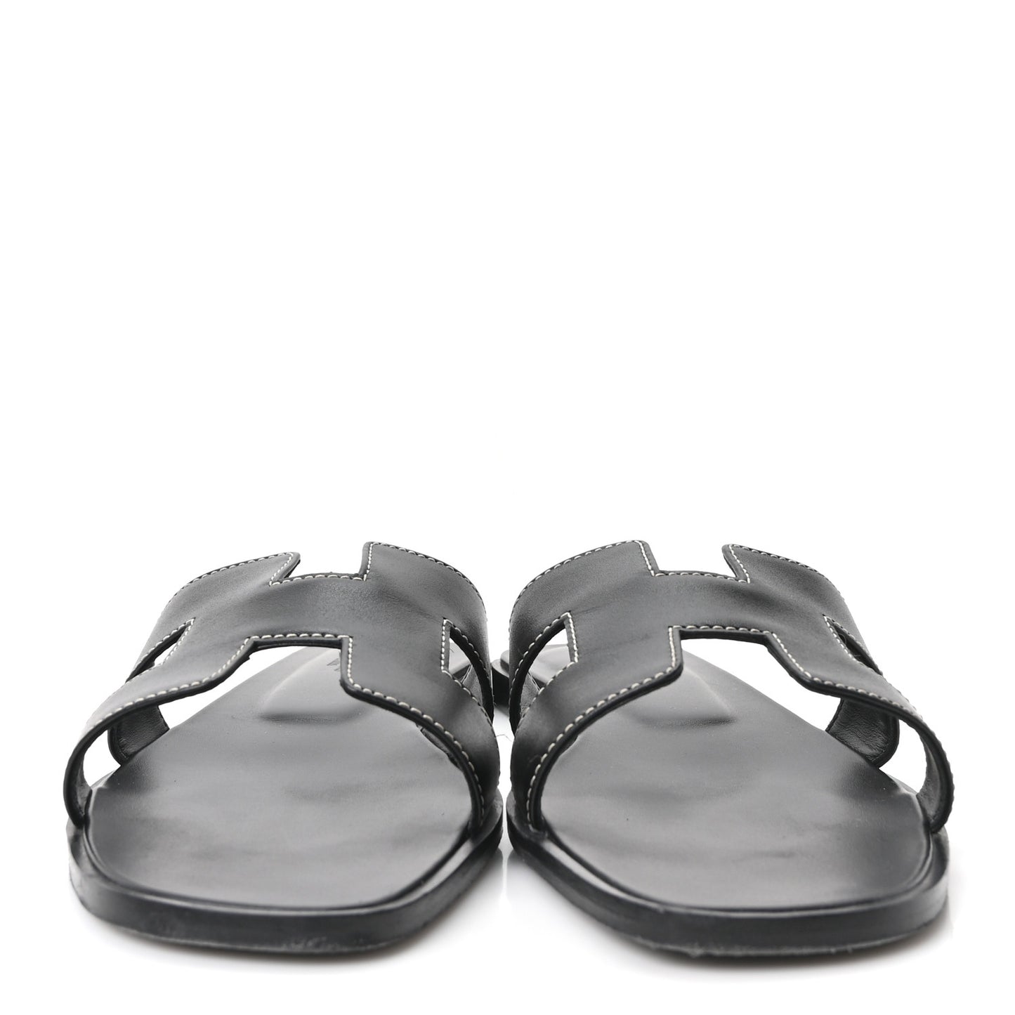 Box Calfskin Oran Sandals 40.5 Black