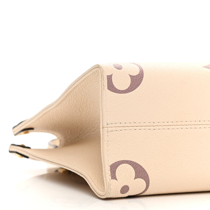 Louis Vuitton Empreinte Monogram Giant Onthego PM Creme Bois De Rose 9 of 10