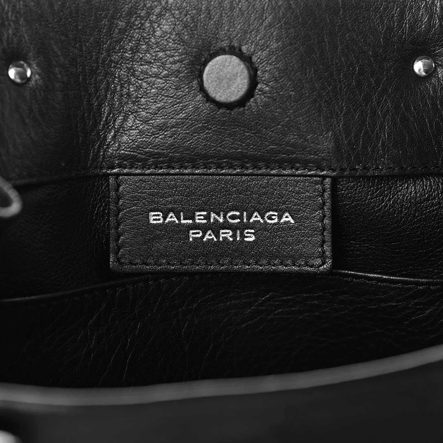 Balenciaga Calfskin Papier Mini A4 Tote Black 7 of 13