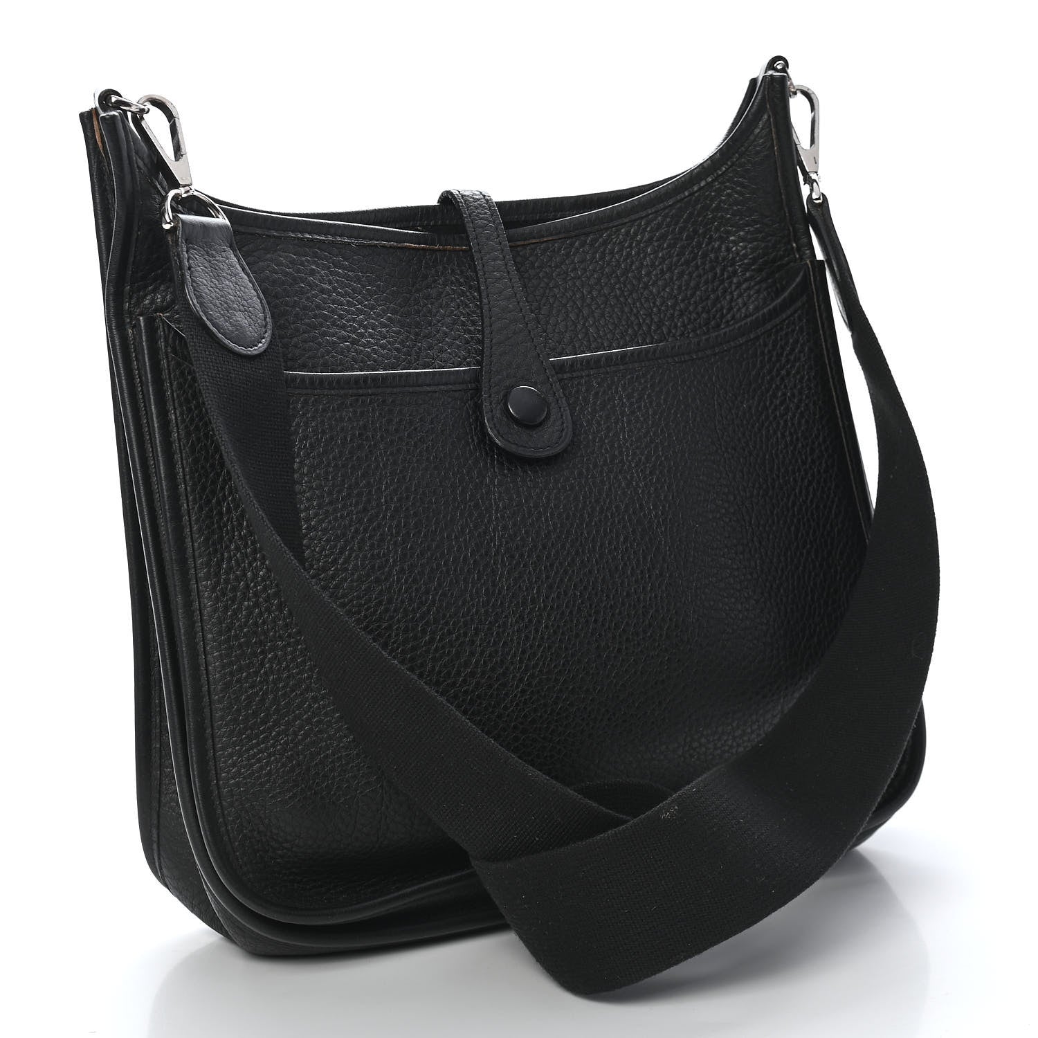 Hermes Taurillon Clemence Evelyne II Black 2 of 8