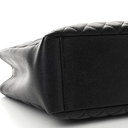 Chanel Caviar Quilted Grand Shopping Tote GST Black 5 of 9