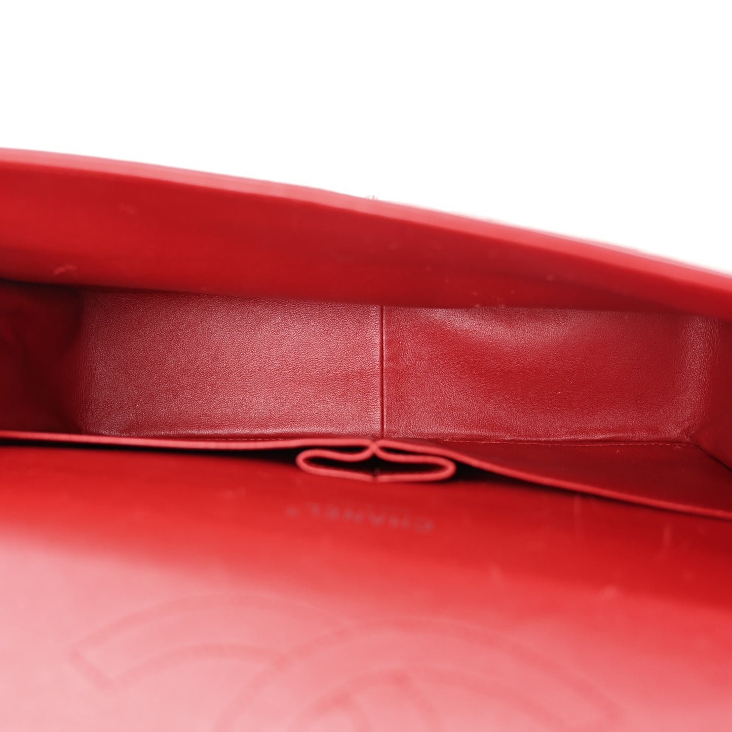 Lambskin Quilted Maxi Double Flap Red