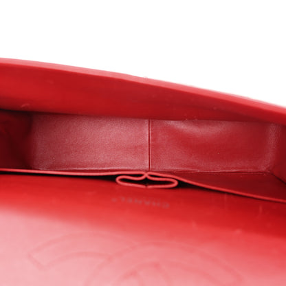 Chanel Lambskin Quilted Maxi Double Flap Red 5 of 13