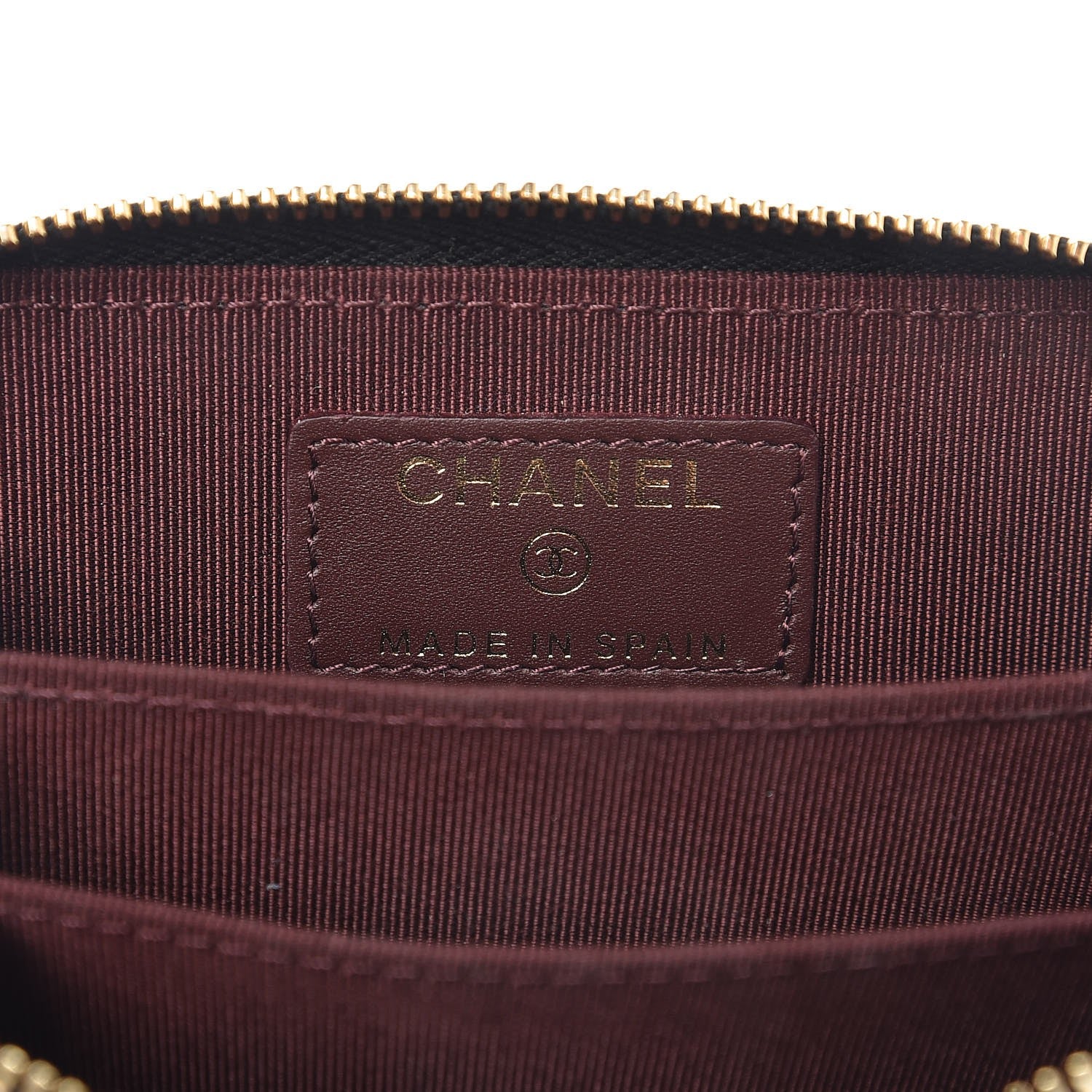 Chanel Caviar Quilted Zip Coin Purse Black 6 of 7