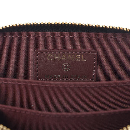 Chanel Caviar Quilted Zip Coin Purse Black 6 of 7