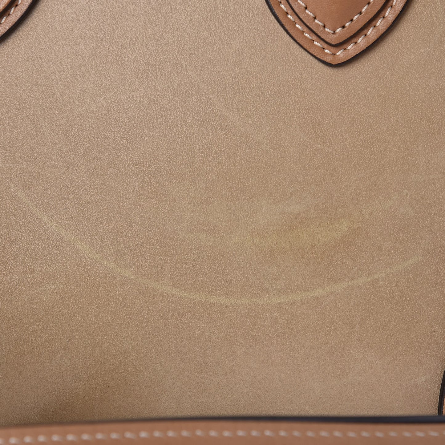Smooth Calfskin Suede Nano Tri-Color Luggage Multicolor