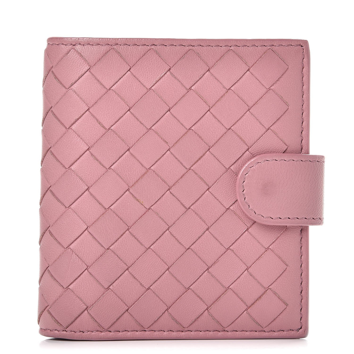 Bottega Veneta Nappa Intrecciato Mini Wallet Watteau 1 of 8