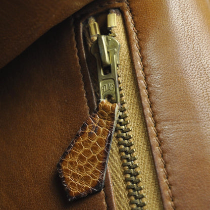 Hermes Ostrich Annie Clutch Bag Gold 10 of 10