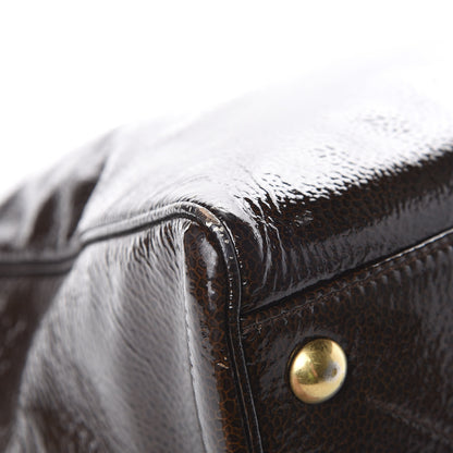 Saint Laurent Patent Medium Majorelle Brown 11 of 16
