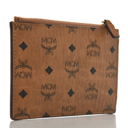 MCM Visetos Key Pouch Cognac 3 of 6
