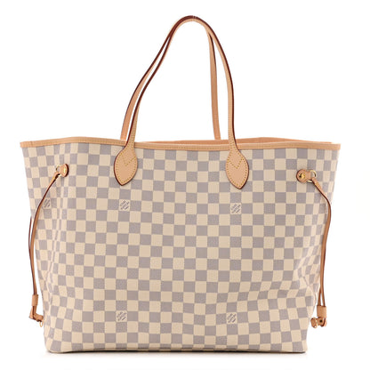 Louis Vuitton Damier Azur Neo Neverfull GM Rose Ballerine 1 of 12