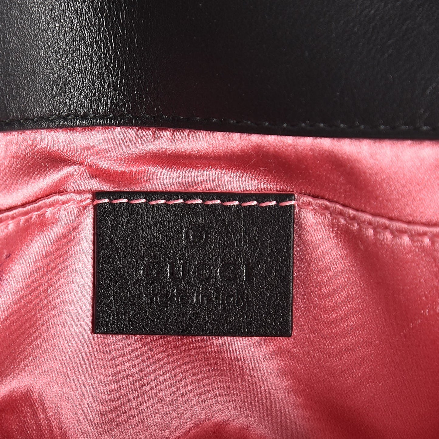 Velvet Matelasse Mini GG Marmont Shoulder Bag Black