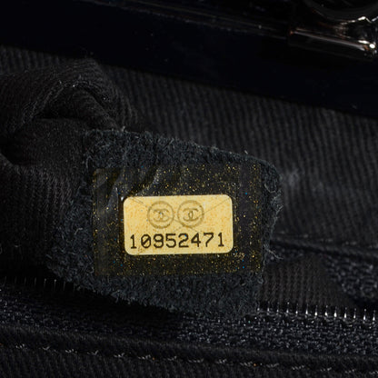 Chanel Patent Quilted Ritz Flap Bag Black 7 of 9