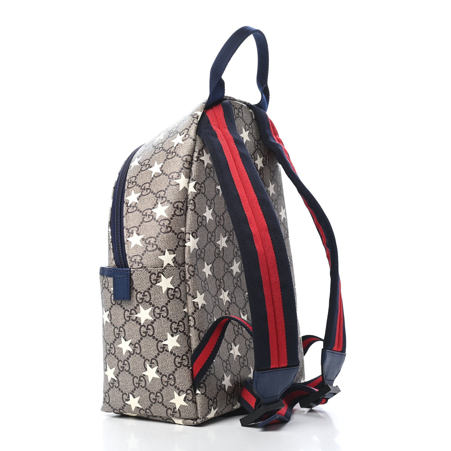 Gucci GG Supreme Monogram Stars Childrens Backpack Beige Ebony Yellow Royal 2 of 8