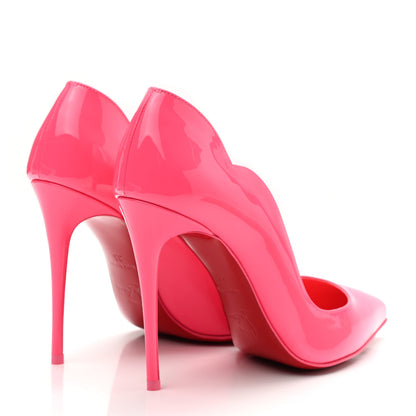 Christian Louboutin Patent Hot Chick 100 Pumps 35 Pinky 4 of 8