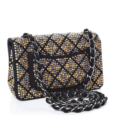 Chanel Jersey Embellished Mini Flap Black 3 of 10