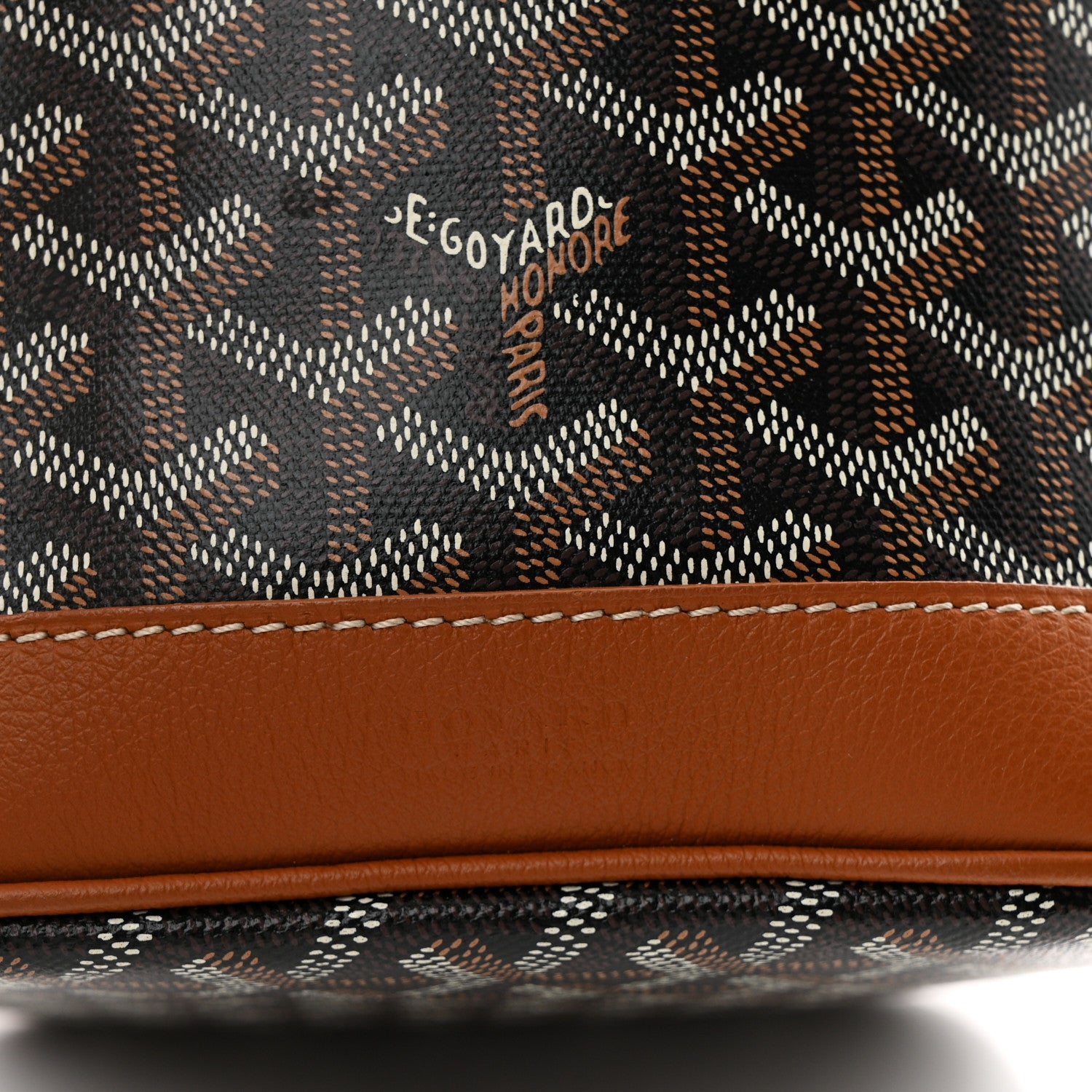 Goyard Goyardine Petit Flot Black Gold 6 of 10