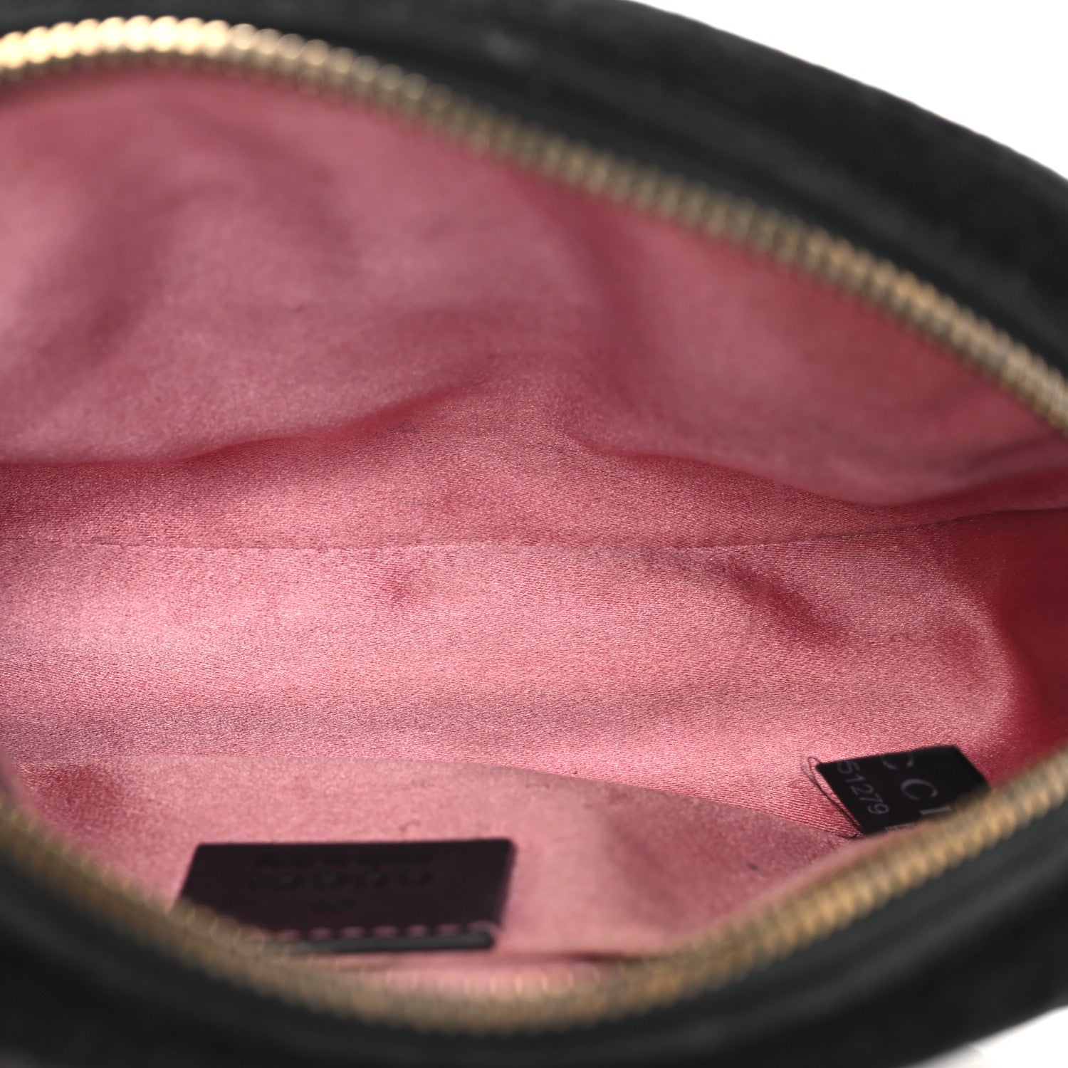 Gucci Velvet Matelasse GG Marmont Belt Bag Black 5 of 15