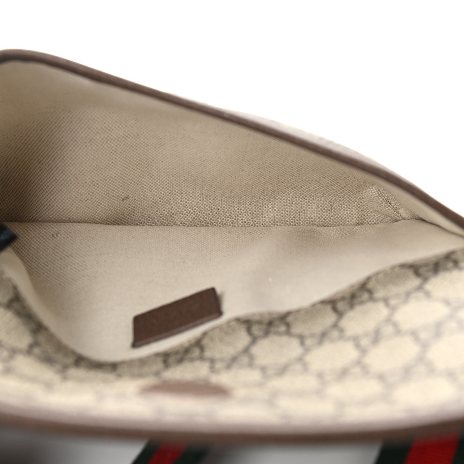 Gucci GG Supreme Monogram Neo Vintage Web Belt Bag Brown 5 of 12