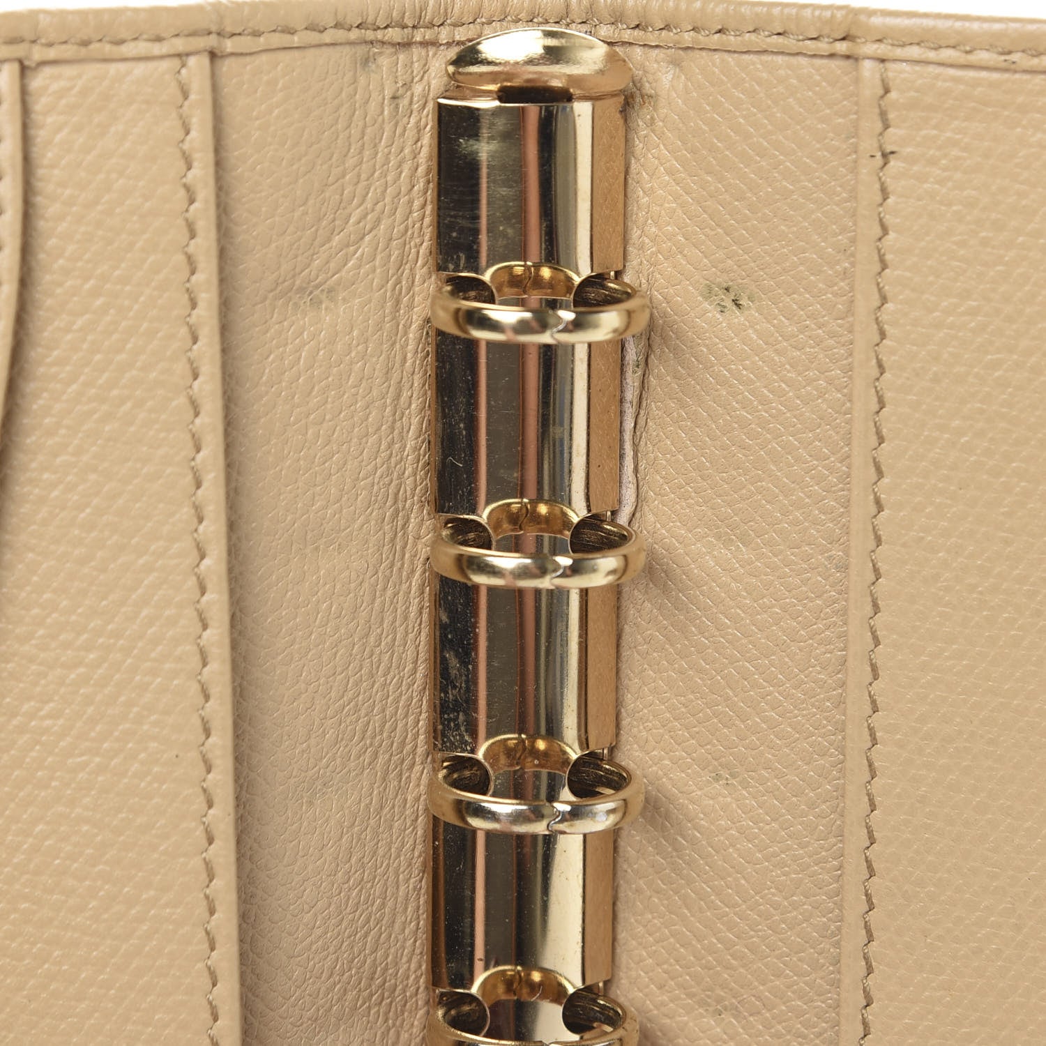 Chanel Goatskin Small Ring Agenda Planner Beige 7 of 8