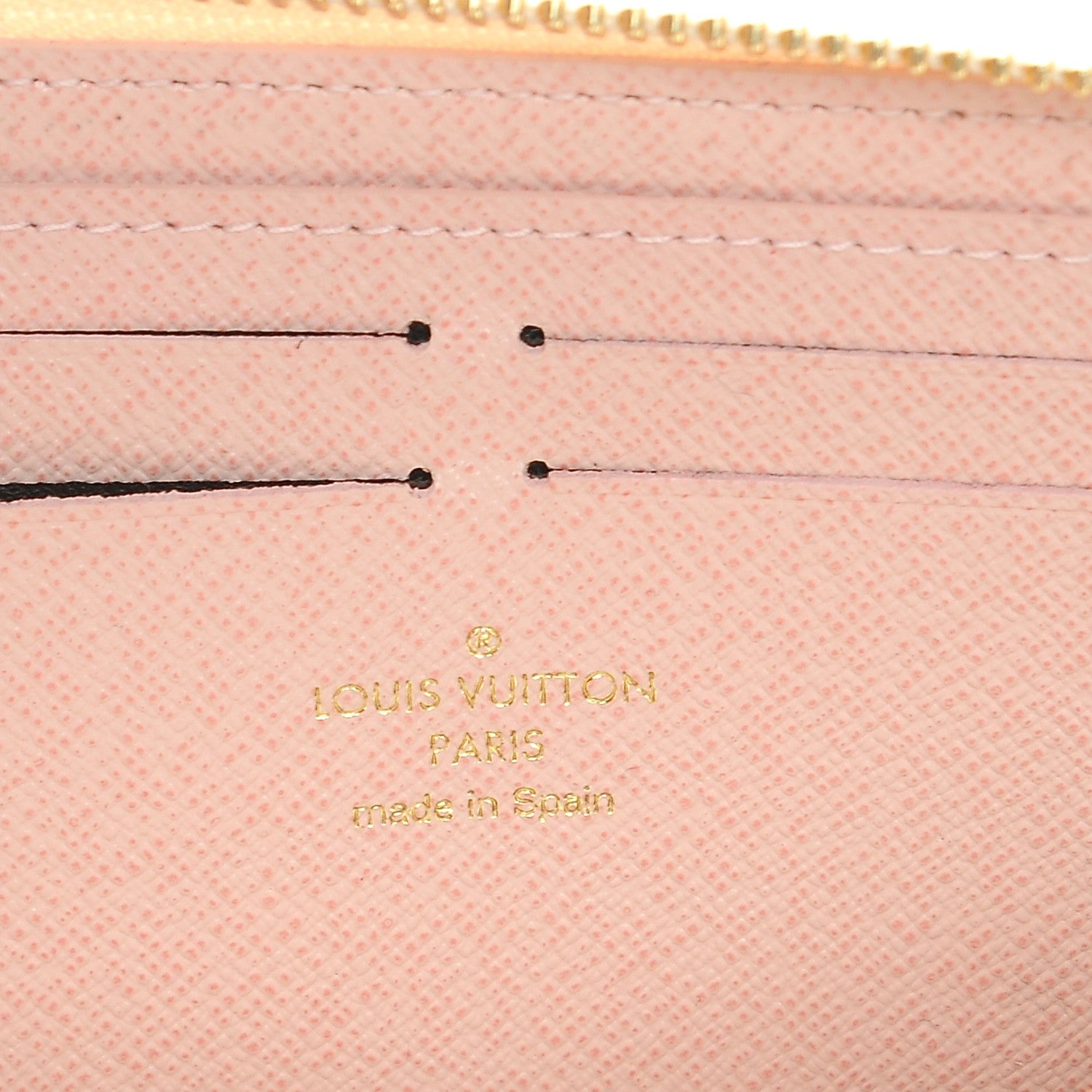Louis Vuitton Damier Azur Clemence Wallet Rose Ballerine 6 of 8