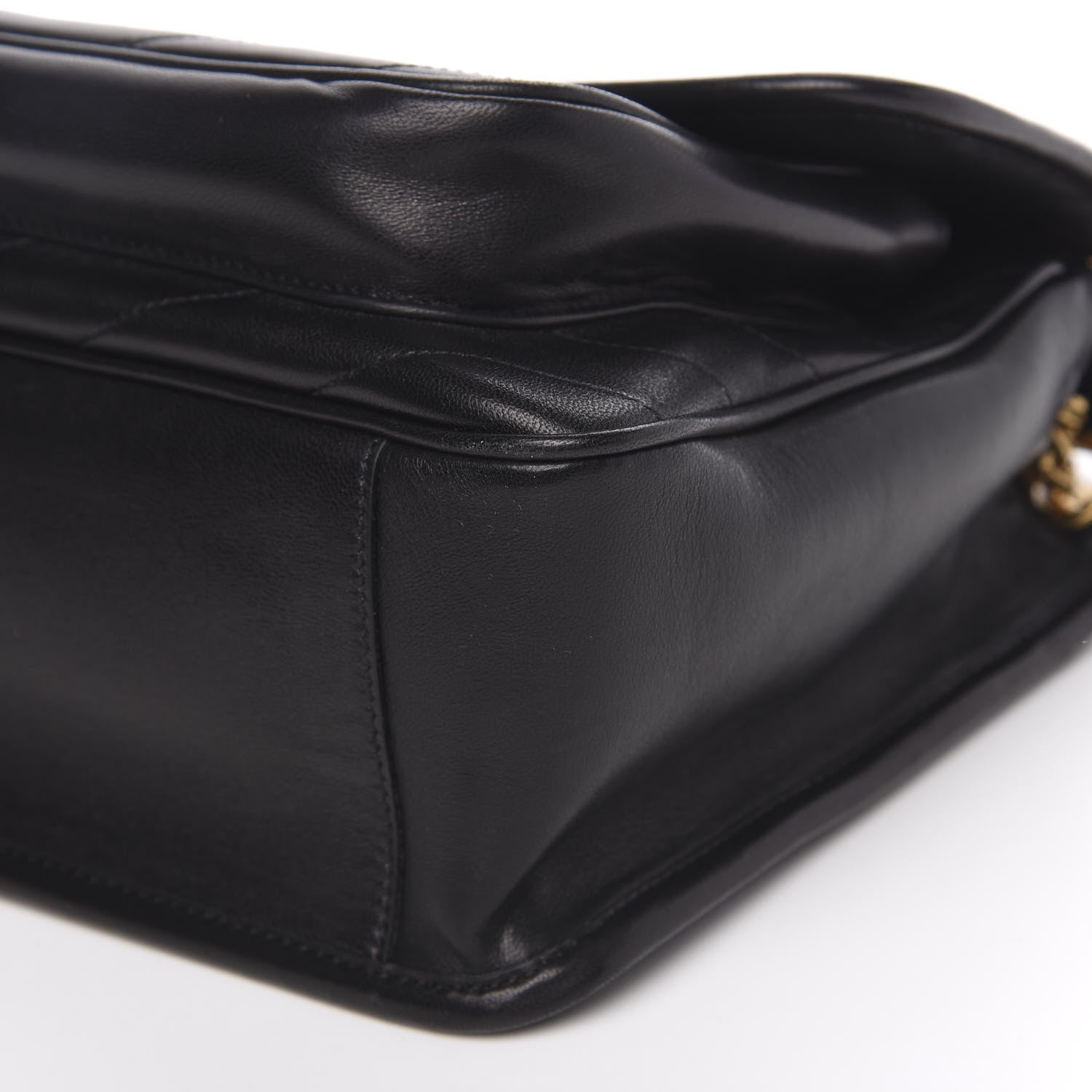 Saint Laurent Lambskin Matelasse Monogram Medium Niki Chain Satchel Black 9 of 12