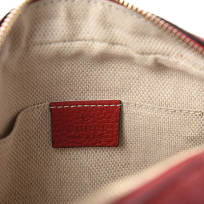 Gucci Pebbled Calfskin Small Soho Disco Bag Tabasco Red 8 of 10