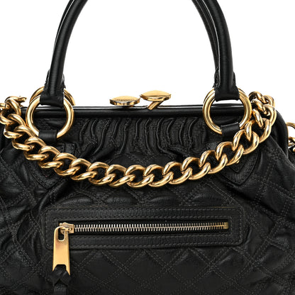Marc Jacobs Calfskin Quilted Stam Black 8 of 16