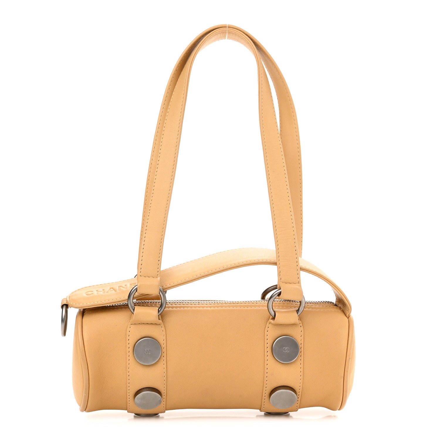Chanel Lambskin CC Shoulder Bag Beige 1 of 11