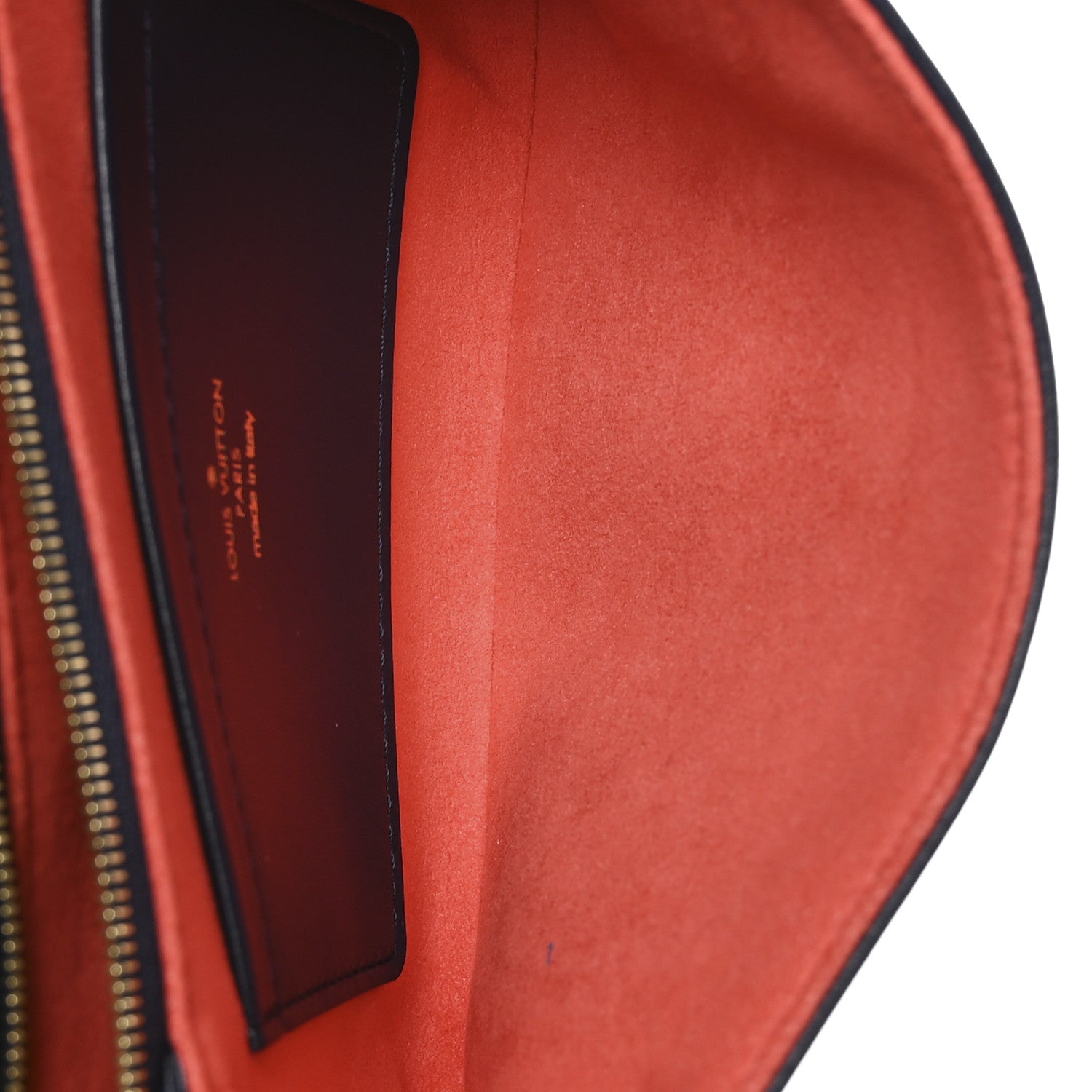 Louis Vuitton Lambskin Embossed Monogram LV Garden Pochette Coussin Navy 5 of 10