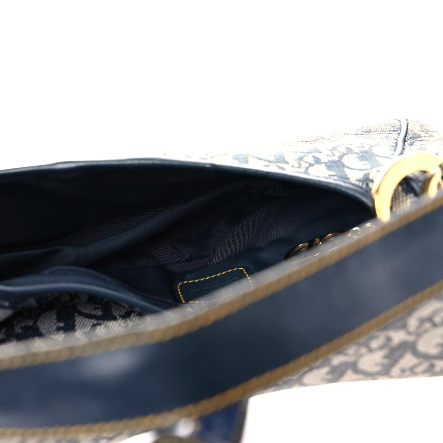 Monogram Saddle Bag Blue