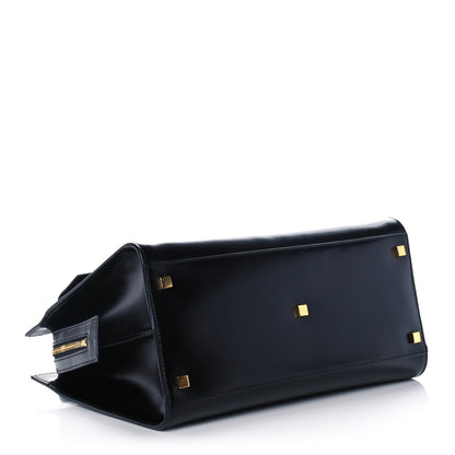 Saint Laurent Shiny Calfskin Medium Uptown Tote Black 4 of 14