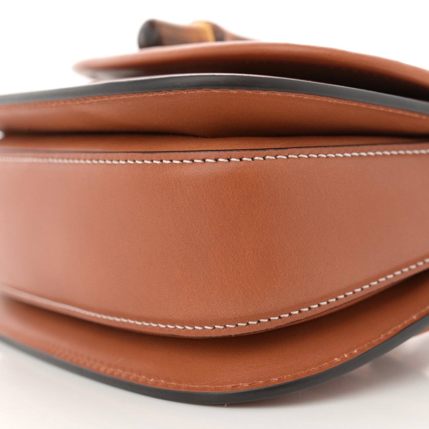 Gucci Calfskin Bamboo Mini 1947 Belt Bag 85 34 Brown 10 of 11