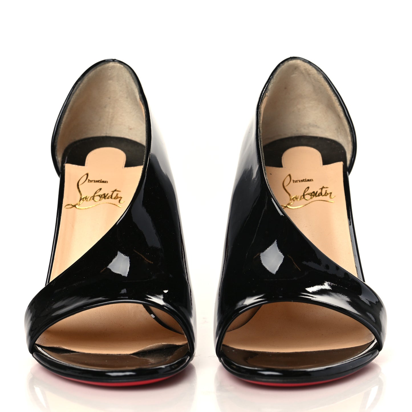 Patent Phoebe Asymmetric 100 Pumps 36.5 Black