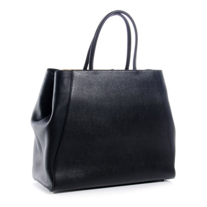 Fendi Vitello Elite Large 2Jours Tote Black 3 of 11
