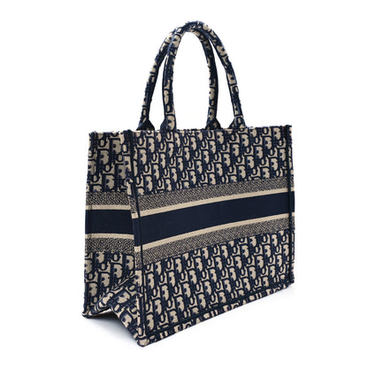 Christian Dior Oblique Medium Book Tote Blue Multicolor 2 of 10
